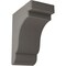 Ekena Millwork 5 1/4"W x 8 1/2"D x 11"H Bedford Wood Vintage Decor Bracket, Reclaimed Grey BKTWD05X09X11BEGY - alternate 1